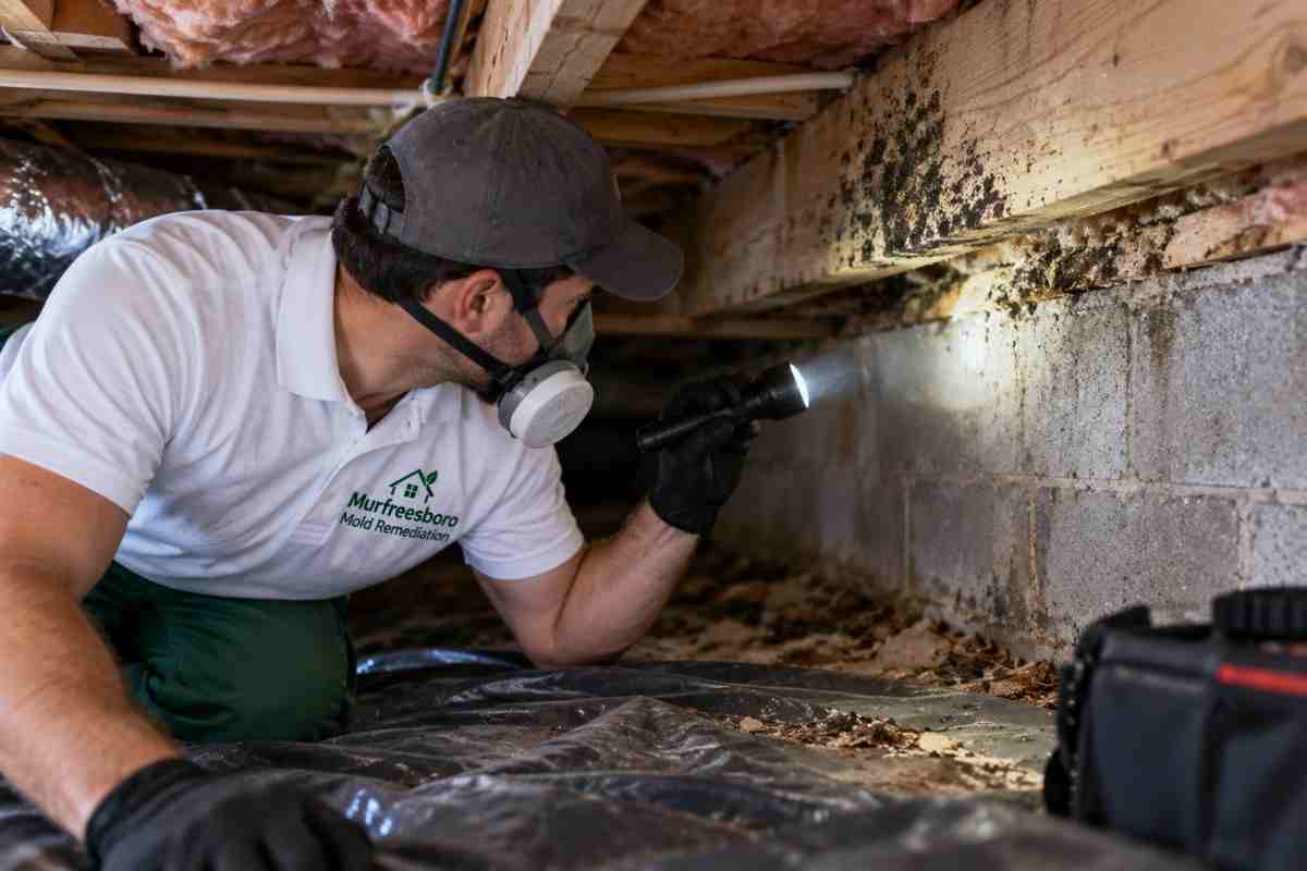 6 Hidden Signs of Black Mold in Crawl Spaces in Murfreesboro, TN (And How to Fix It)
